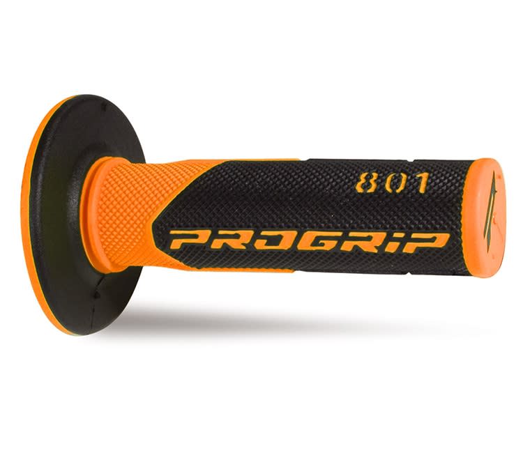 Progrip 801-296 MX Griffe, fluoreszierend orange/schwarz, doppelte Dichte, ohne Loch