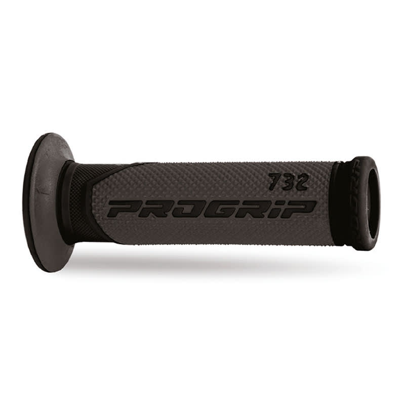 Progrip 732-OE-298 Rennradgriffe Schwarz/Titan Doppeldichte mit Loch