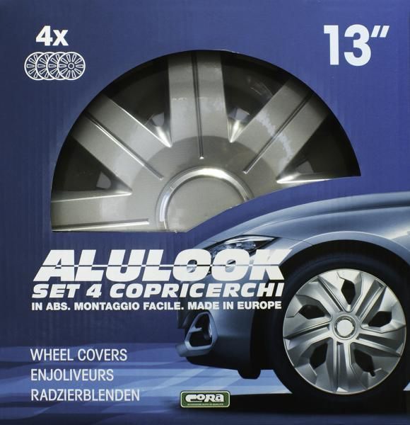 Cora Satz mit 4 13'' Alulook Cosmos Radkappen