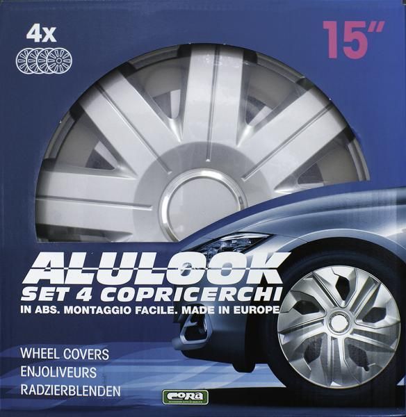 Juego de 4 tapacubos Cora Alulook Cosmos de 15''
