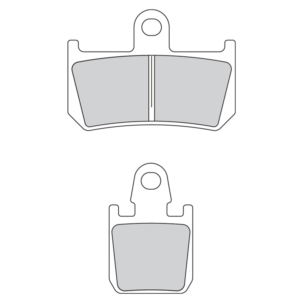 BCR Sinterbremsbeläge Yamaha R1 1000 07-12 VORNE SINT