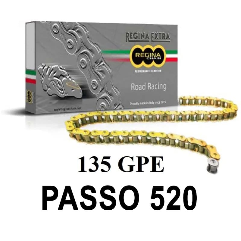 Regina Catena 135GPE 124 maglie passo 520 - Oro
