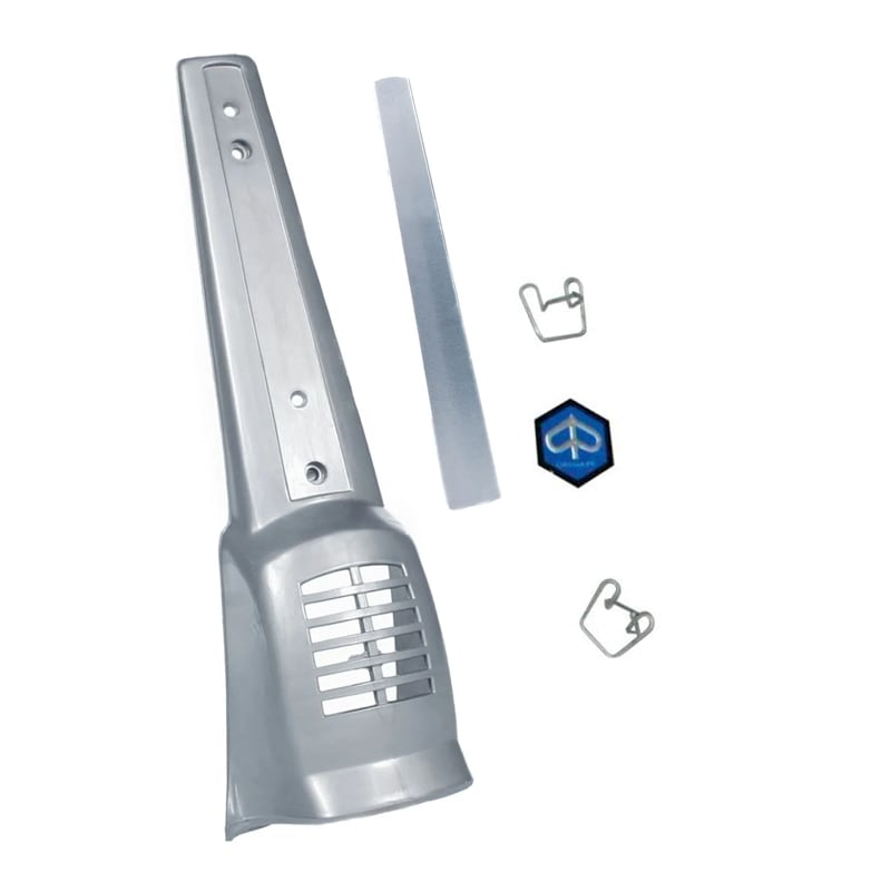 BCR Kühlergrill/Kühlergrillabdeckung mit Logo für Piaggio Vespa 50/125cc Modelle