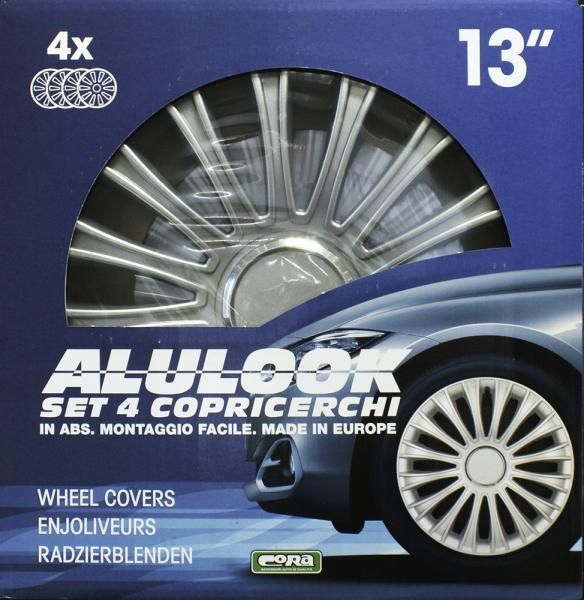 Cora Set of 4 13'' Alulook Dino Wheel Covers