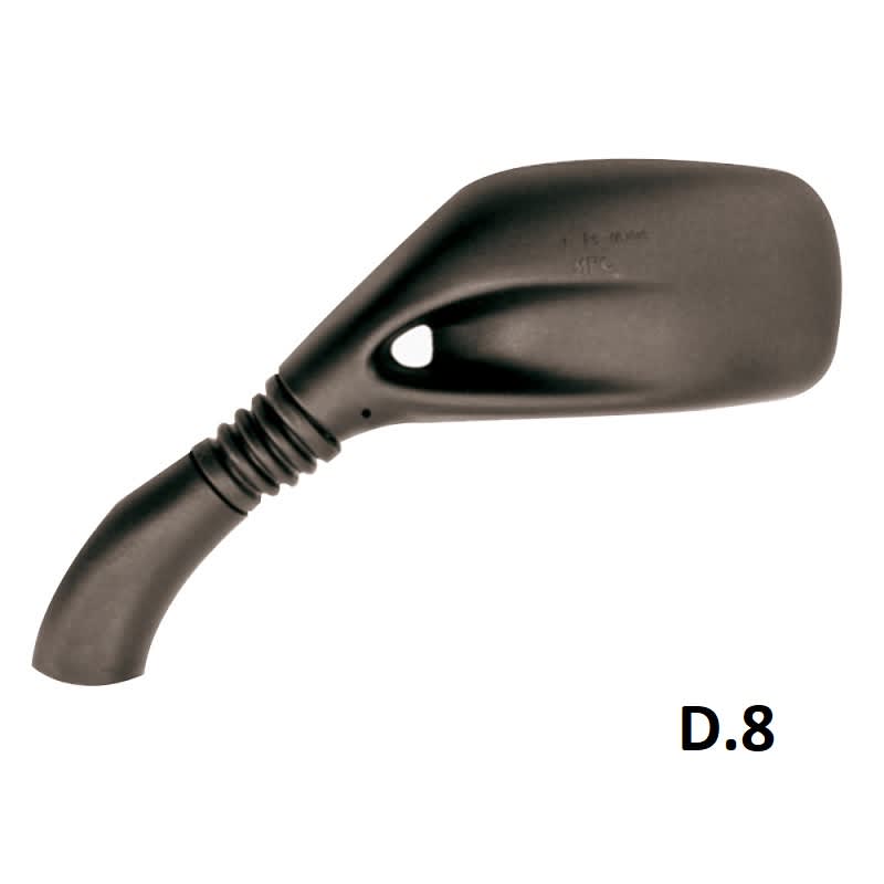 BCR Specchio nero sinistro compatibile con modelli Aprilia 50cc 0170