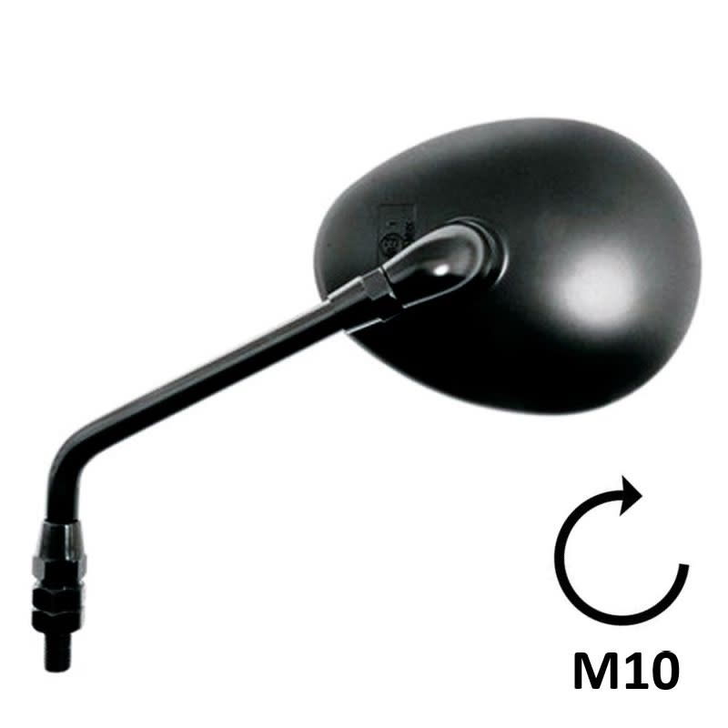 BCR Linker schwarzer Spiegel für Aprilia 125/250/300/400/500cc Modelle