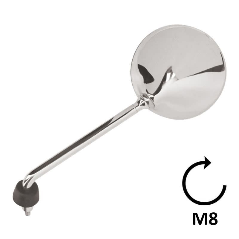 BCR Linker Chromspiegel für Piaggio Vespa 50/125/150cc Modelle 0255