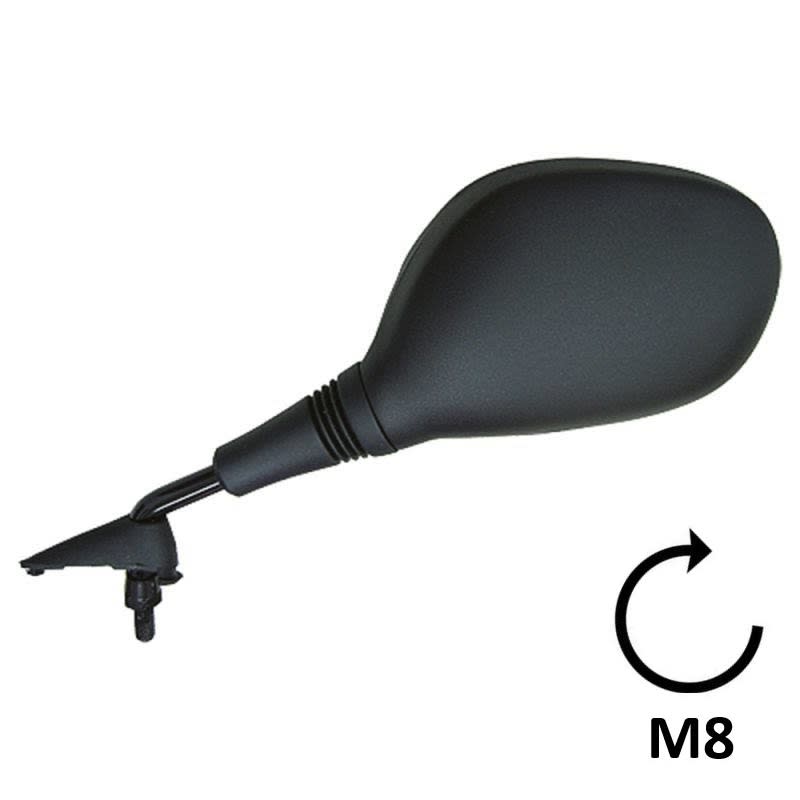 BCR Linker schwarzer Spiegel, kompatibel mit MBK-Yamaha Ovetto Neo Modellen