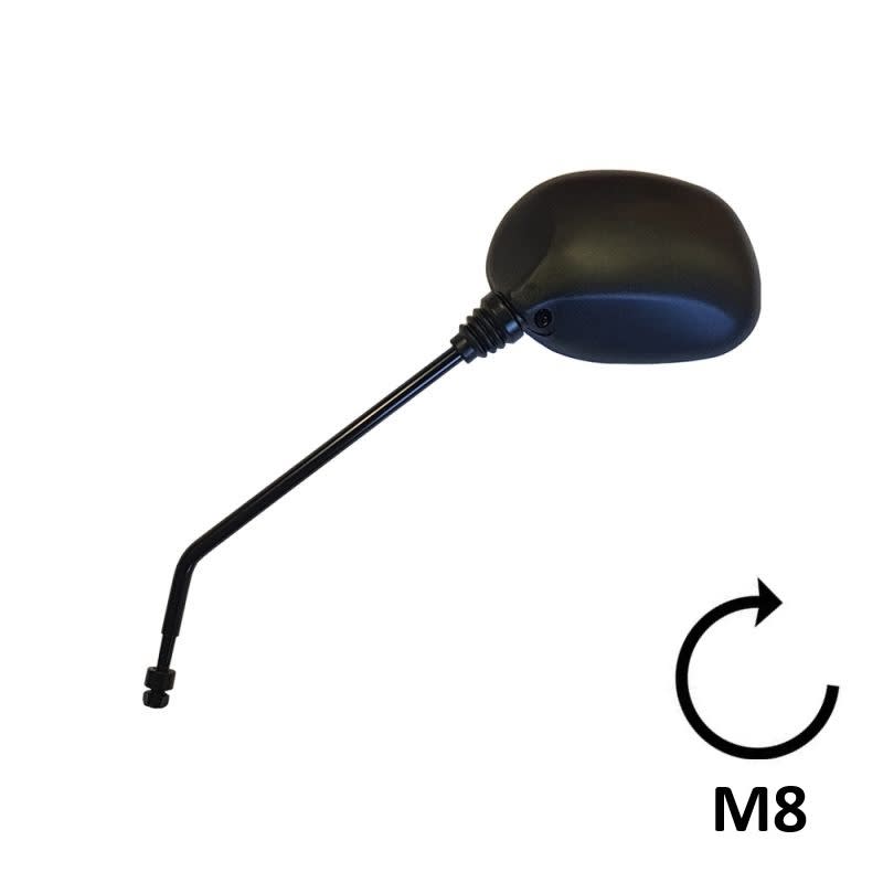 BCR Specchio nero sinistro compatibile con modelli Piaggio 50/220/300cc