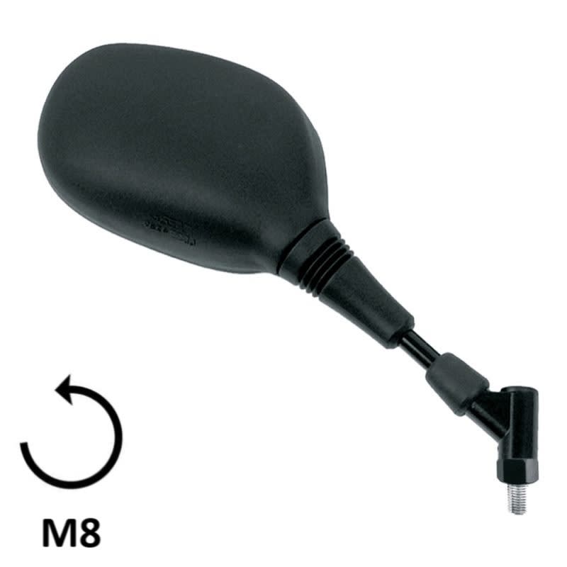 BCR Schwarzer rechter Spiegel, kompatibel mit Suzuki 125/200cc Modellen