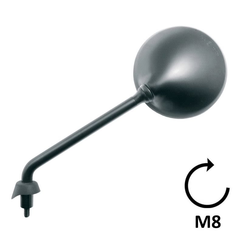 BCR Linker mattgrauer Spiegel mit Derbi-Piaggio 50/125/150/200cc Modellen