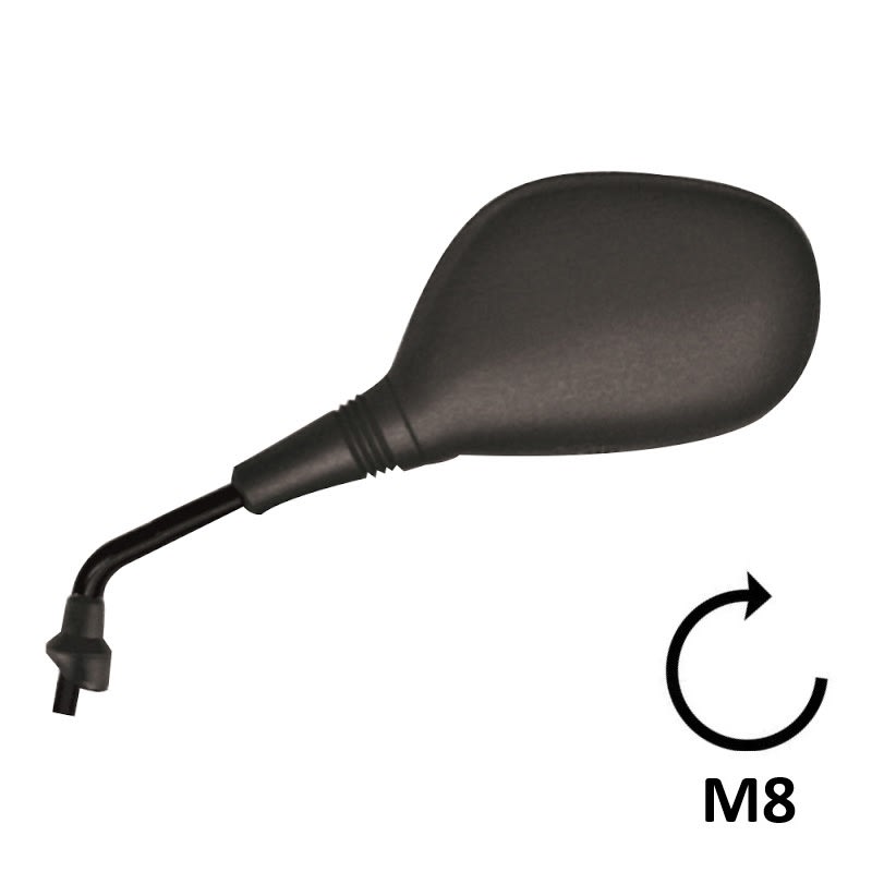 BCR Linker schwarzer Spiegel für Honda 125/150/300cc und M bk-Yamaha 50cc Modelle