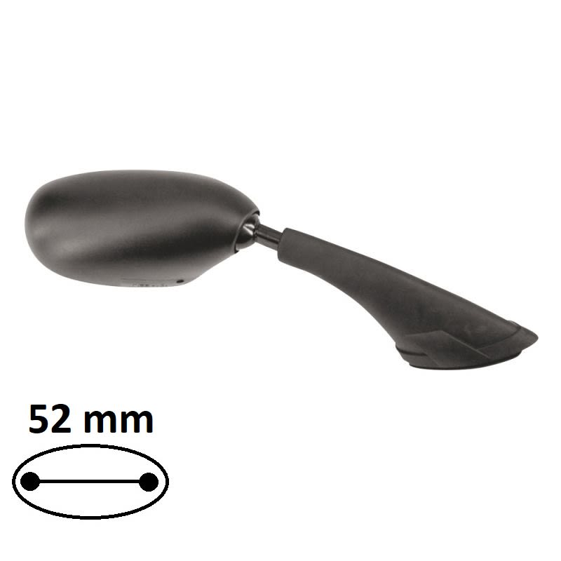 BCR Specchio nero destro compatibile con modelli Yamaha 500cc