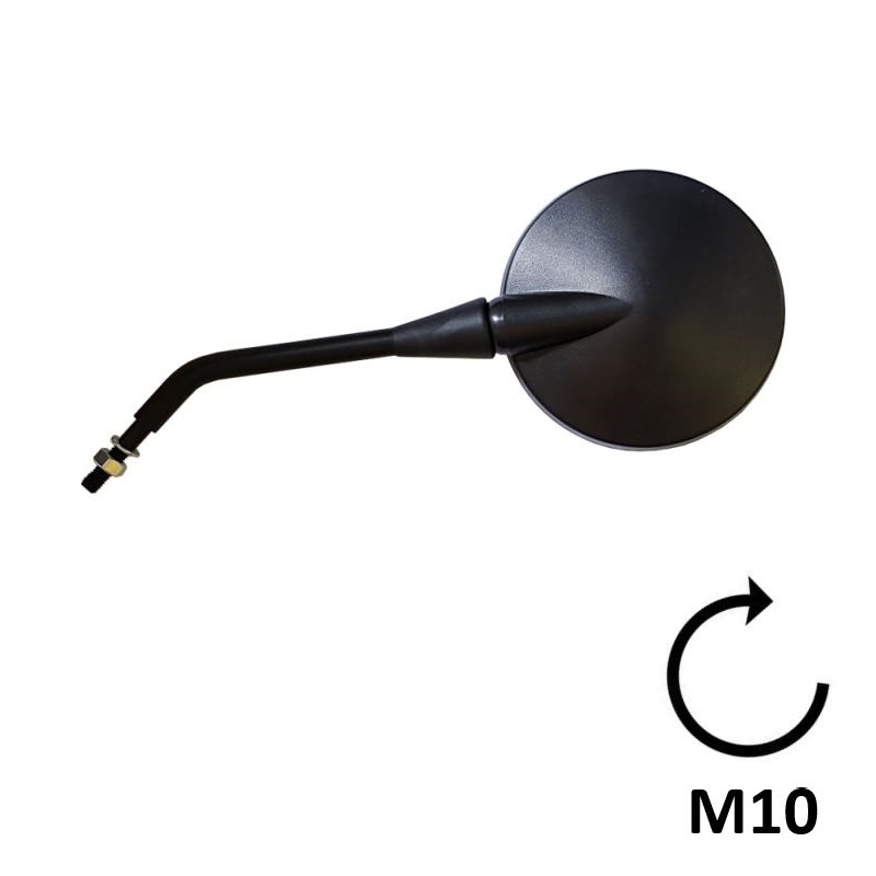 BCR Schwarze linke und rechte Außenspiegel, kompatibel mit BMW 750/800/1000 cm³ Modellen