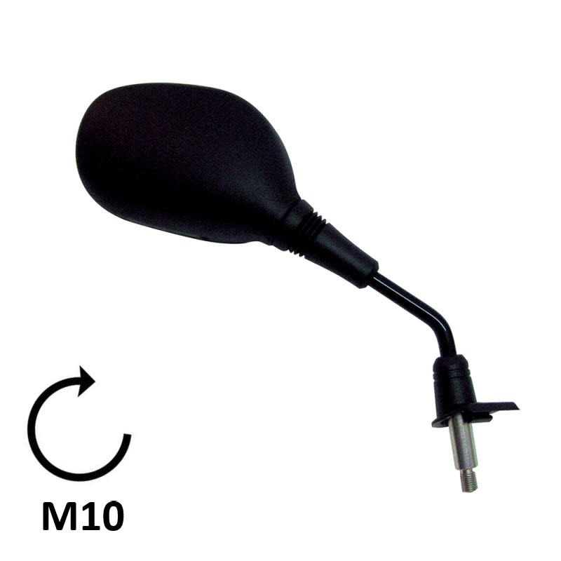 BCR Schwarzer rechter Spiegel, kompatibel mit Honda 125cc Modellen