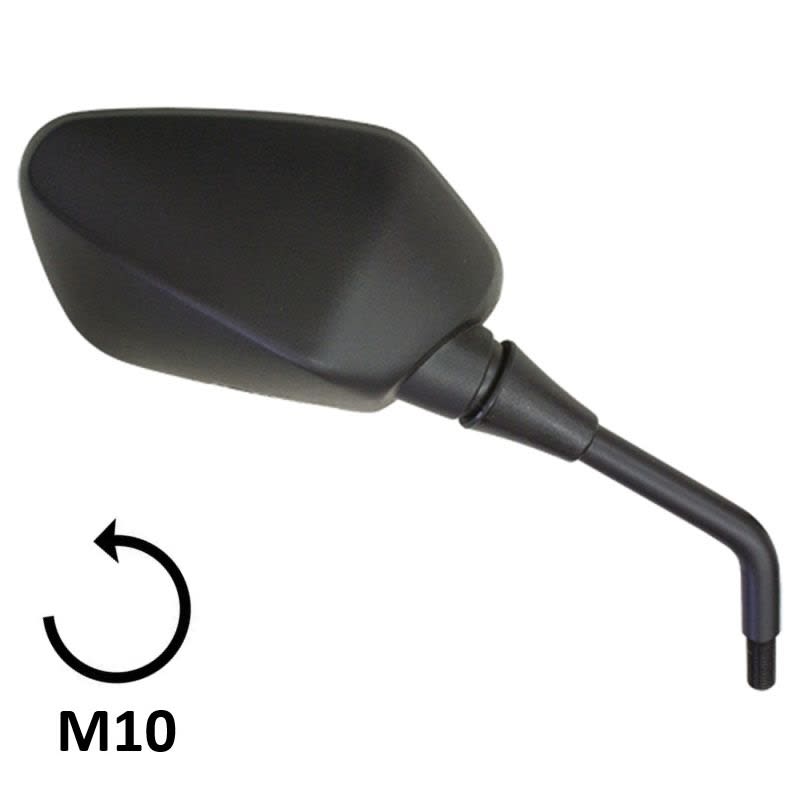 BCR Schwarzer rechter Spiegel, kompatibel mit Honda 700/7500/1000cc Modellen