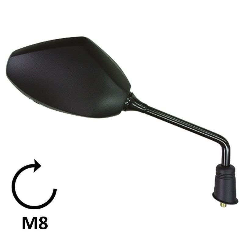 BCR Specchio nero destro compatibile con modelli Sym 50/125/150cc