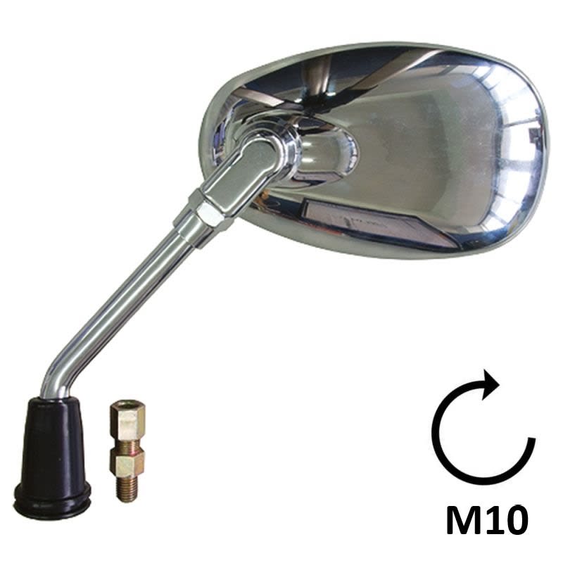BCR Specchio cromato sinistro compatibile con modelli Kymco 125cc