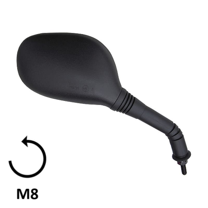 BCR Rechter schwarzer Spiegel, kompatibel mit Honda 125/150cc Modellen 2885