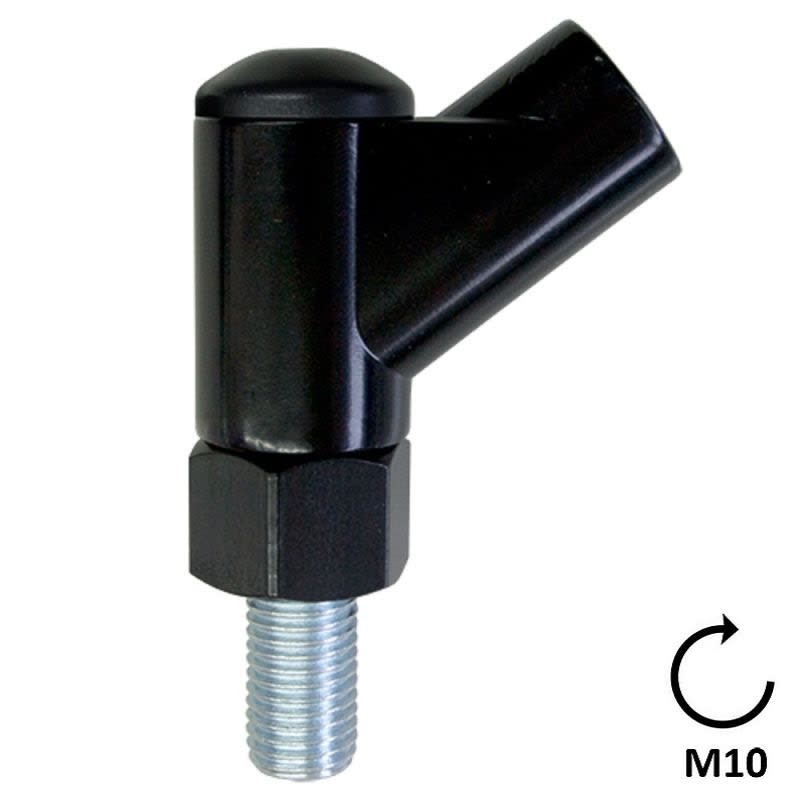 BCR Mirror Adapter M10 Right Peugeot Yamaha 125/250/300/400/500cc