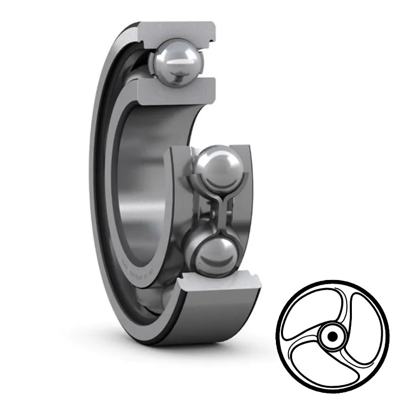 Skf Cuscinetto 6302 - 15x42x13