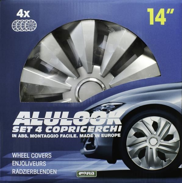 Cora Satz mit 4 14'' Alulook Fox Radkappen