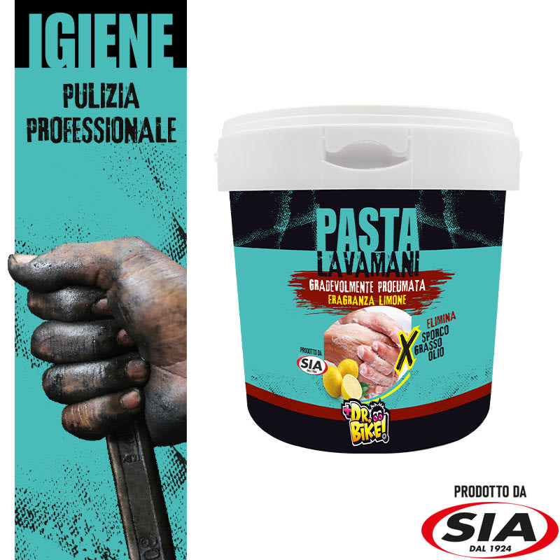 Dr Bike-Moto Pasta Lavamani Fragranza Limone 4Kg