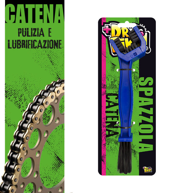 Dr Bike-Moto Spazzola per pulizia catena Moto