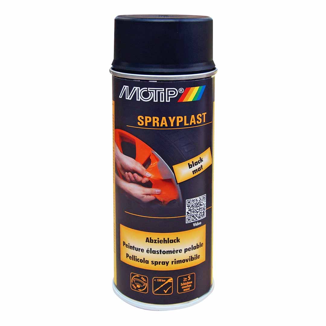 Motip Vernice SPRAY PLAST flessibile adatta superfici lucide Trasparente 1075