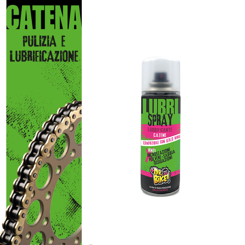 Dr Bike-Moto Lubrificante Catena LUBRI SPRAY 200ml