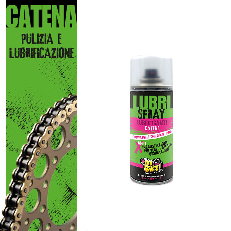 Dr Bike-Moto Lubrificante Catena LUBRI SPRAY 400ml