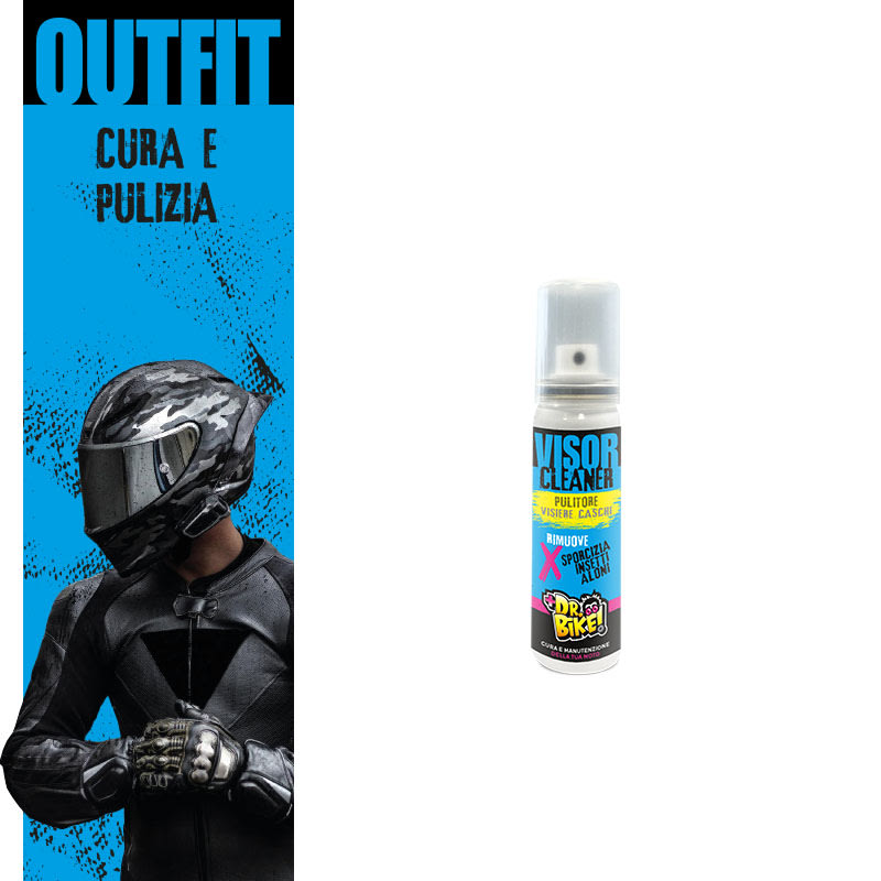 Dr Bike-Moto Pulitore Visiera Caschi VISOR CLEANER 75ml