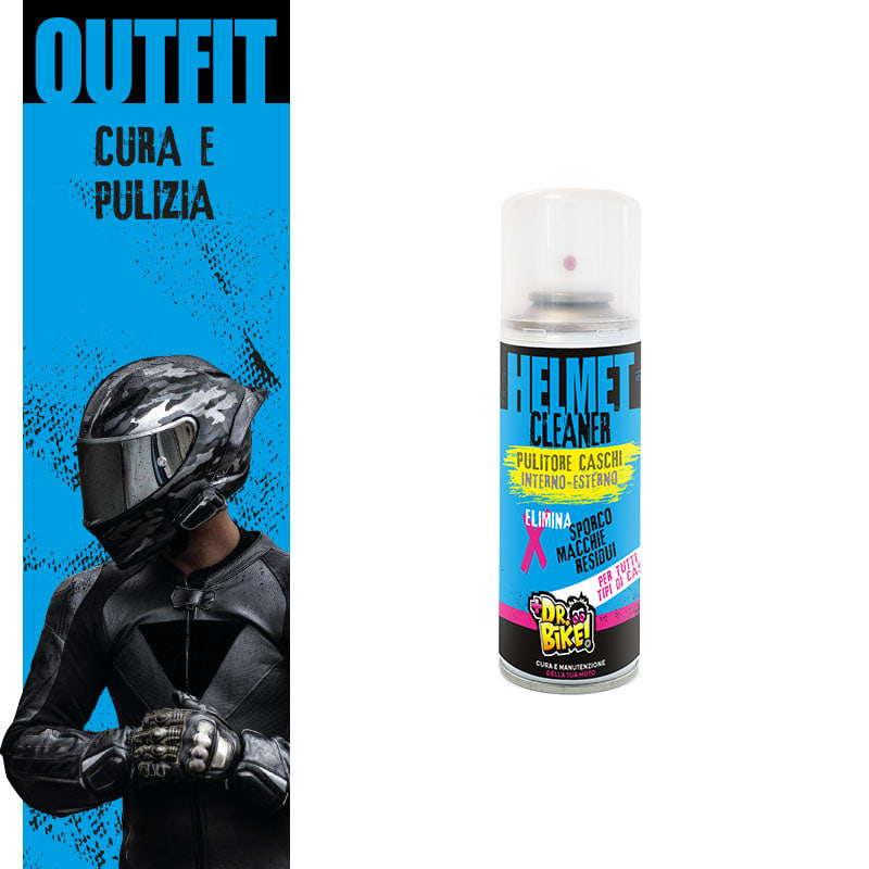 Dr Bike-Moto Pulitore Caschi HELMET CLEANER 200ml