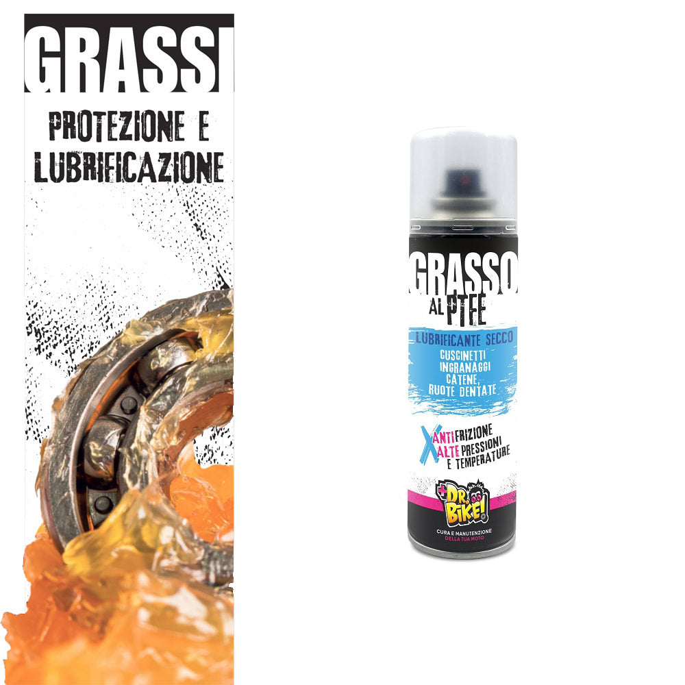 Dr Bike-Moto Grasso al PTFE 250ml