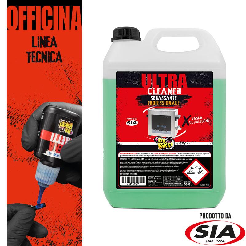 Dr Bike-Moto Liquido Vasca Ultrasuoni (5L) ULTRA CLEANER