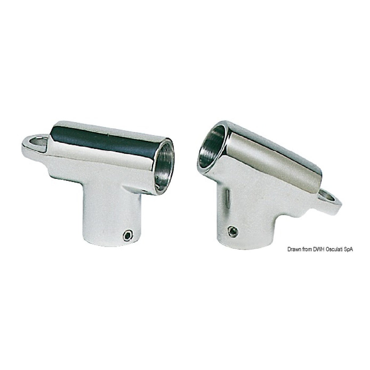 Osculati T-Fitting 60 22mm mit Auge 41.107.00