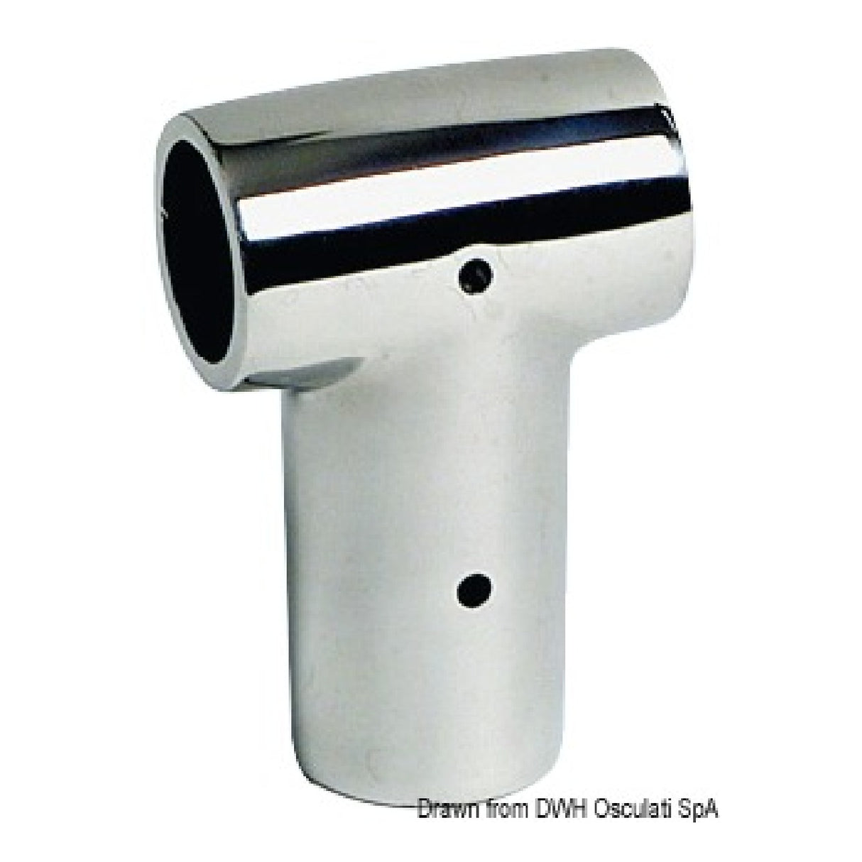 Osculati 90° Stainless Steel Pulpit T-Joint HEAVY DUTY 41.115.26
