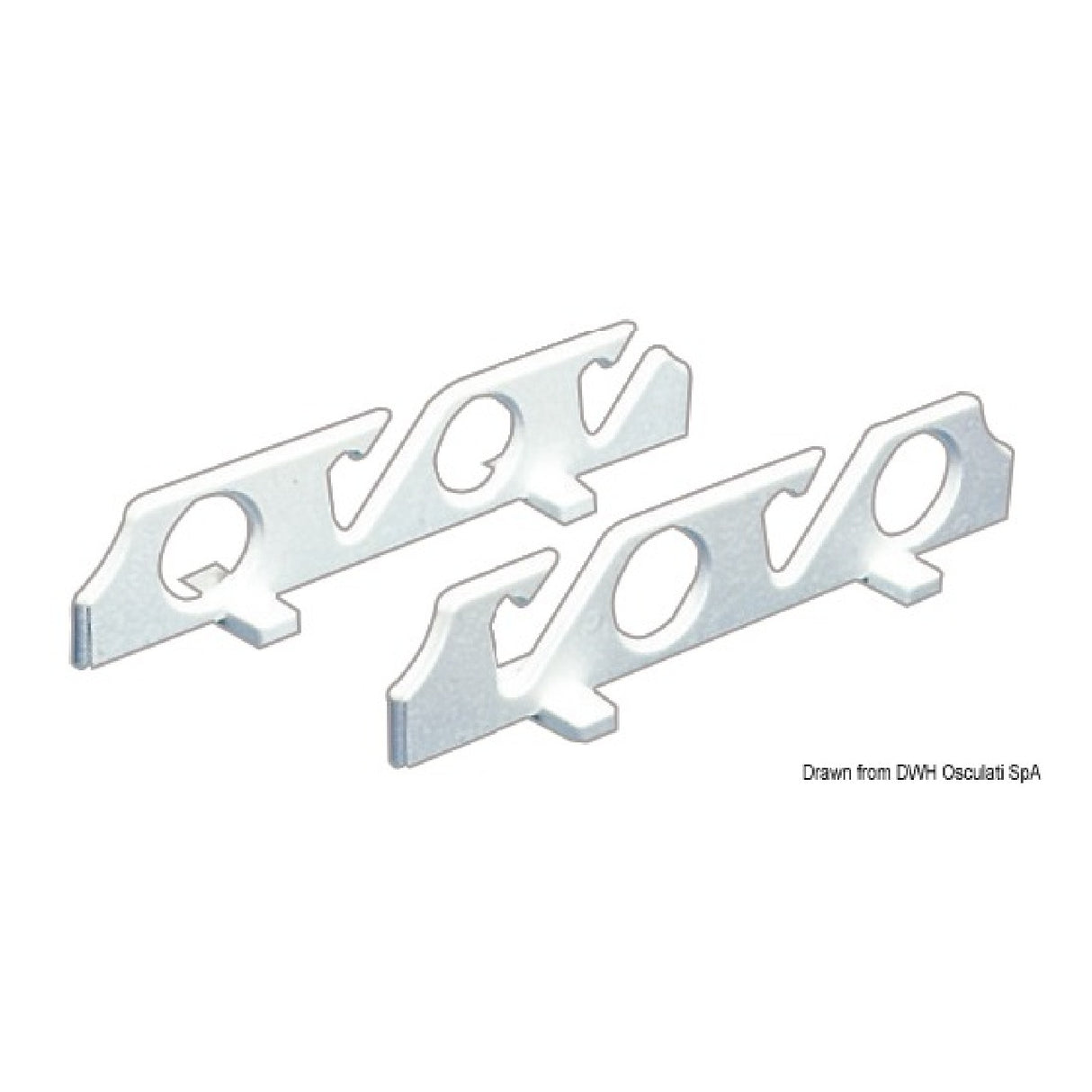 Osculati Polyethylen-Stangenhalter zur Wandmontage 41.128.02