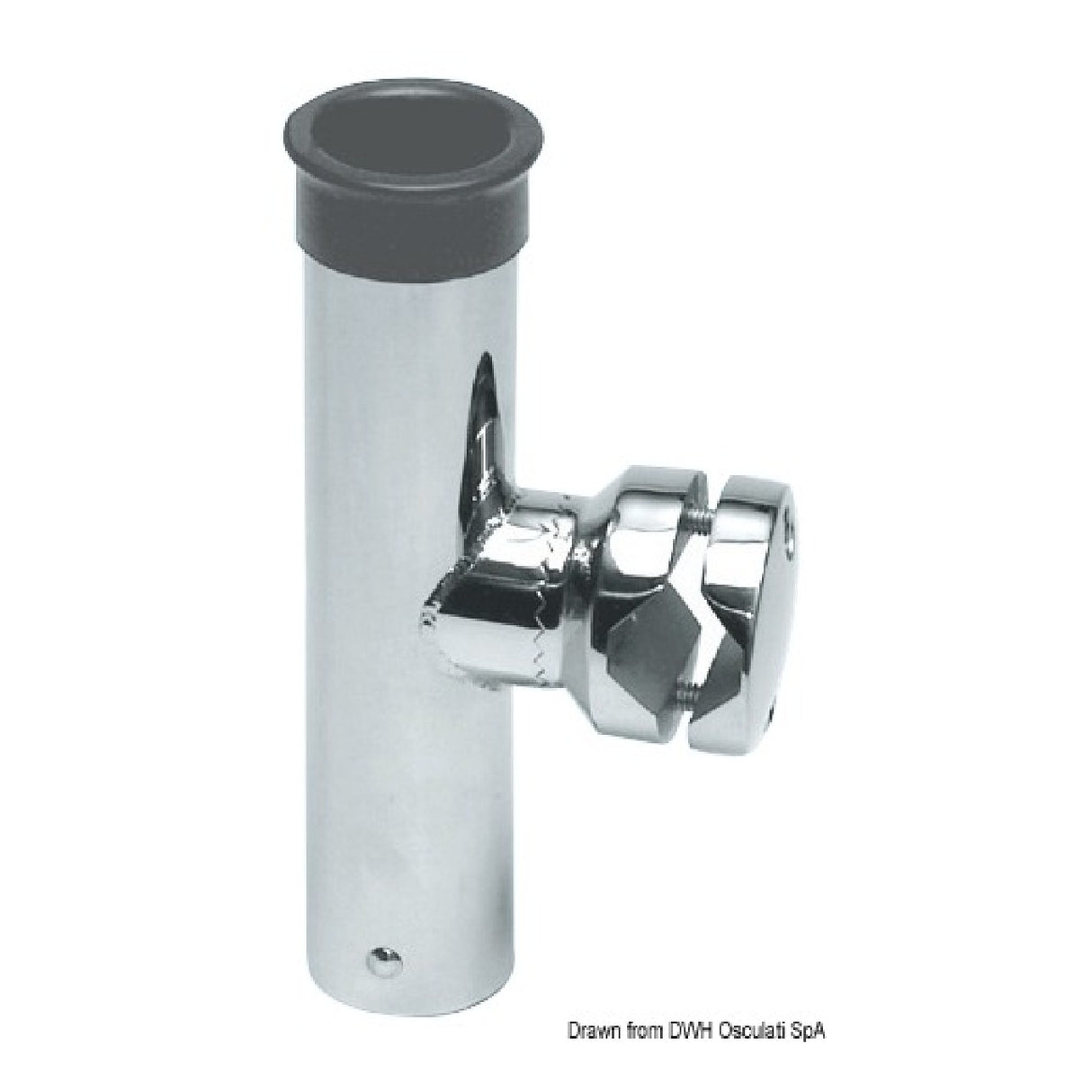 Osculati Soporte de varilla giratorio de 360° para tubería 41.167.60