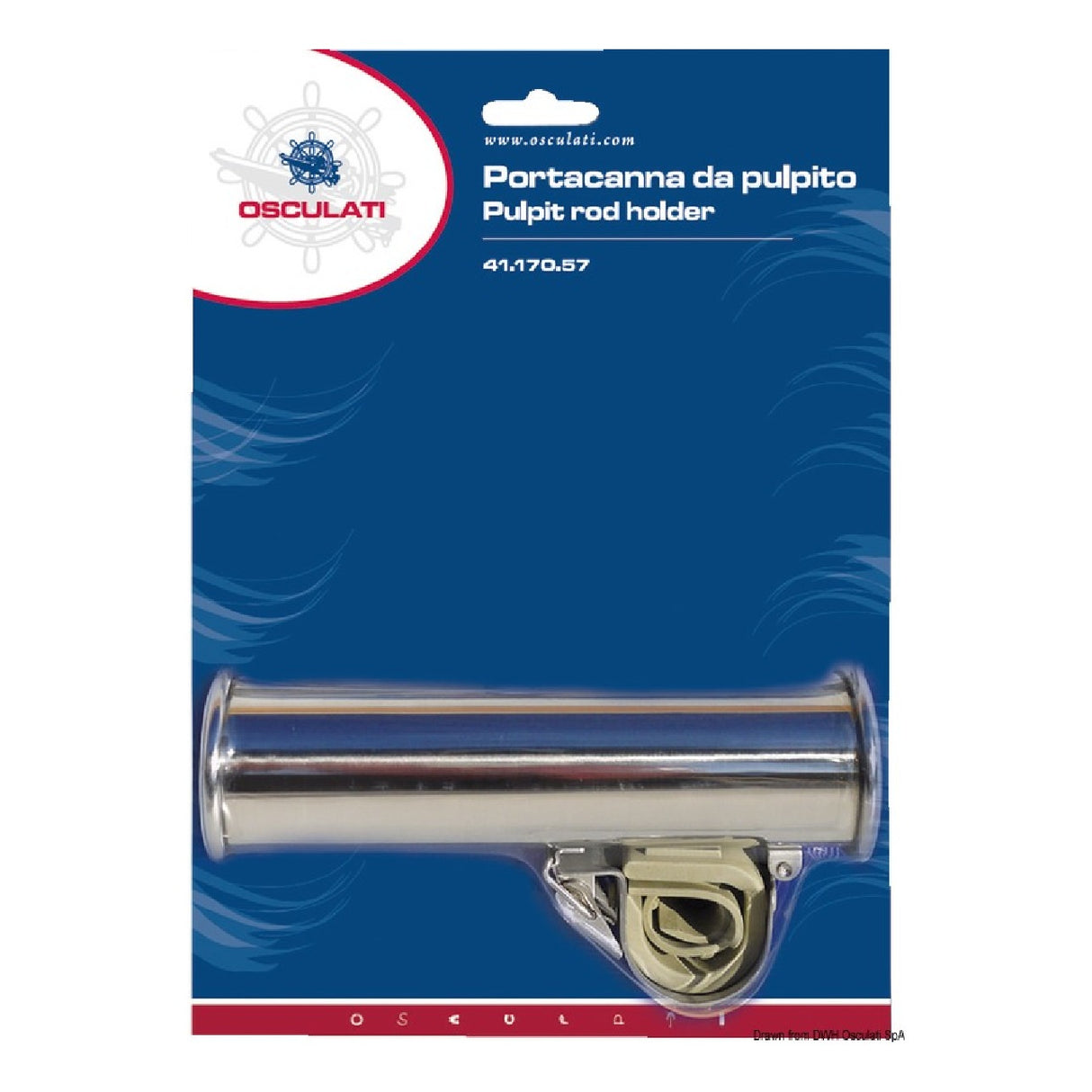 Osculati Portacanna da pulpito 41.170.57 - AmerigoStore