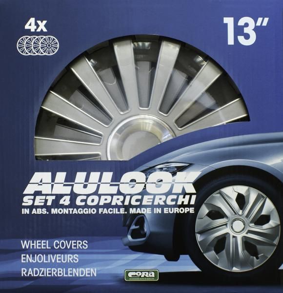 Juego de 4 tapacubos Cora Alulook Meridian de 13''
