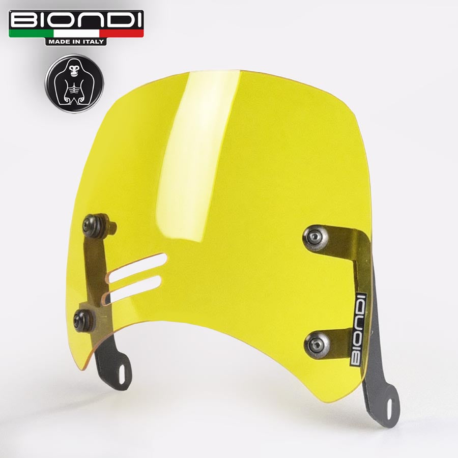 Biondi Cupolino Caffè Giallo Ducati Scrambler 400 / 800 / 1100 - Kit Montaggio incluso