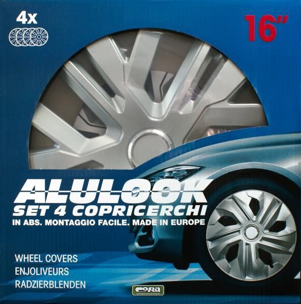 Juego de 4 cubiertas para ruedas Cora Alulook Raven de 16''