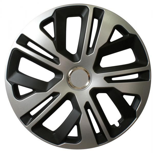 Cora Satz mit 4 Radkappen, 15 Zoll, Alulook Raven Mix