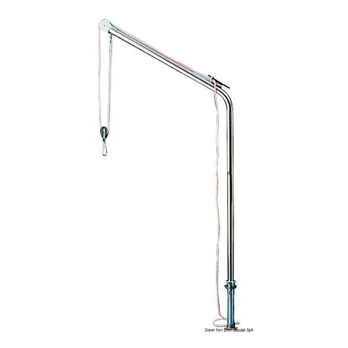 Osculati drehbarer Bootskran 42.353.00 - 1 Paar 42.353.00