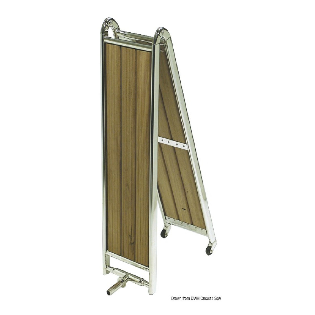 Osculati Passerella pieghevoli in acciaio inox lucidato a specchio 42.643.01