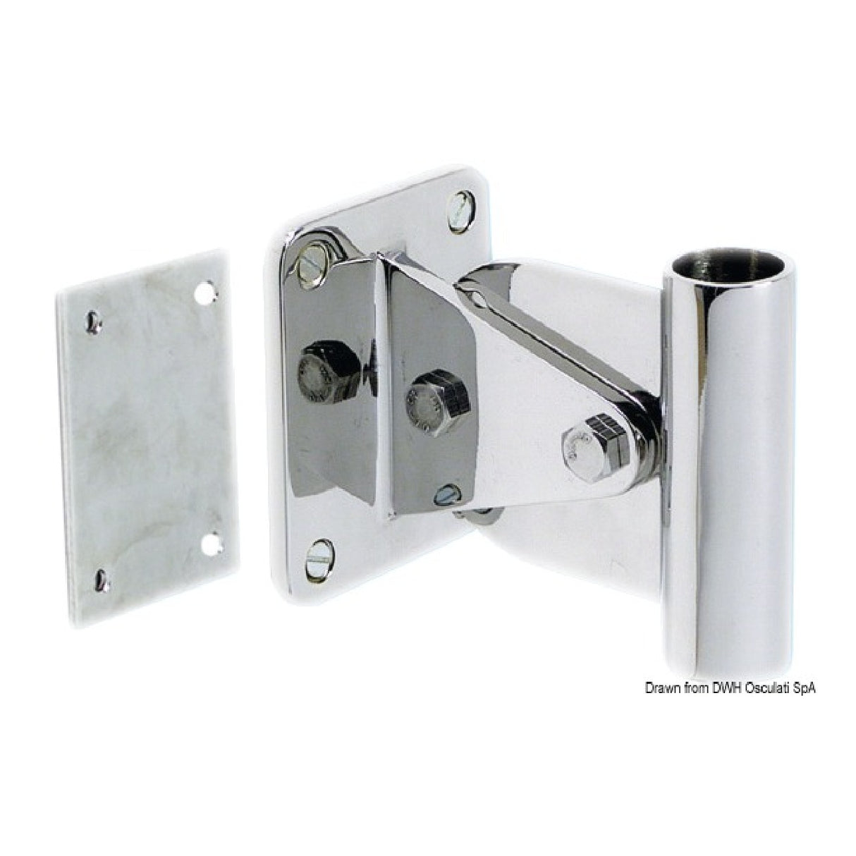 Osculati Verstellbare Gangway-Neigungsbuchse +30 -30 42.660.25