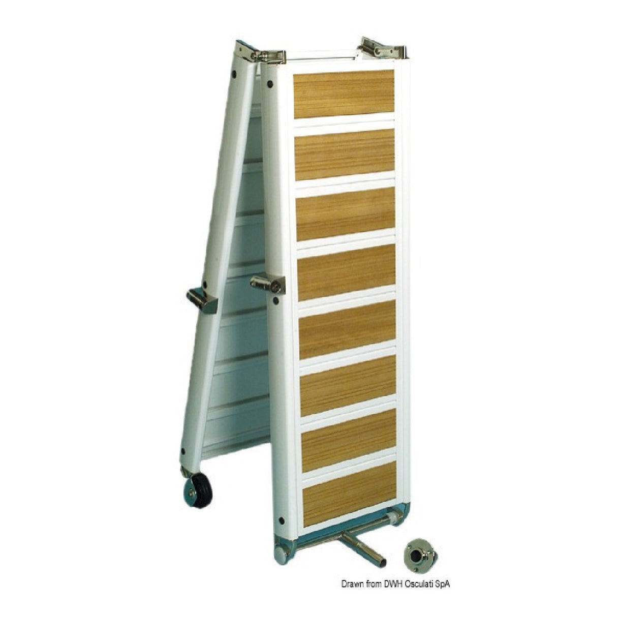 Osculati Passerella pieghevole lega leggera bianca 42.662.01