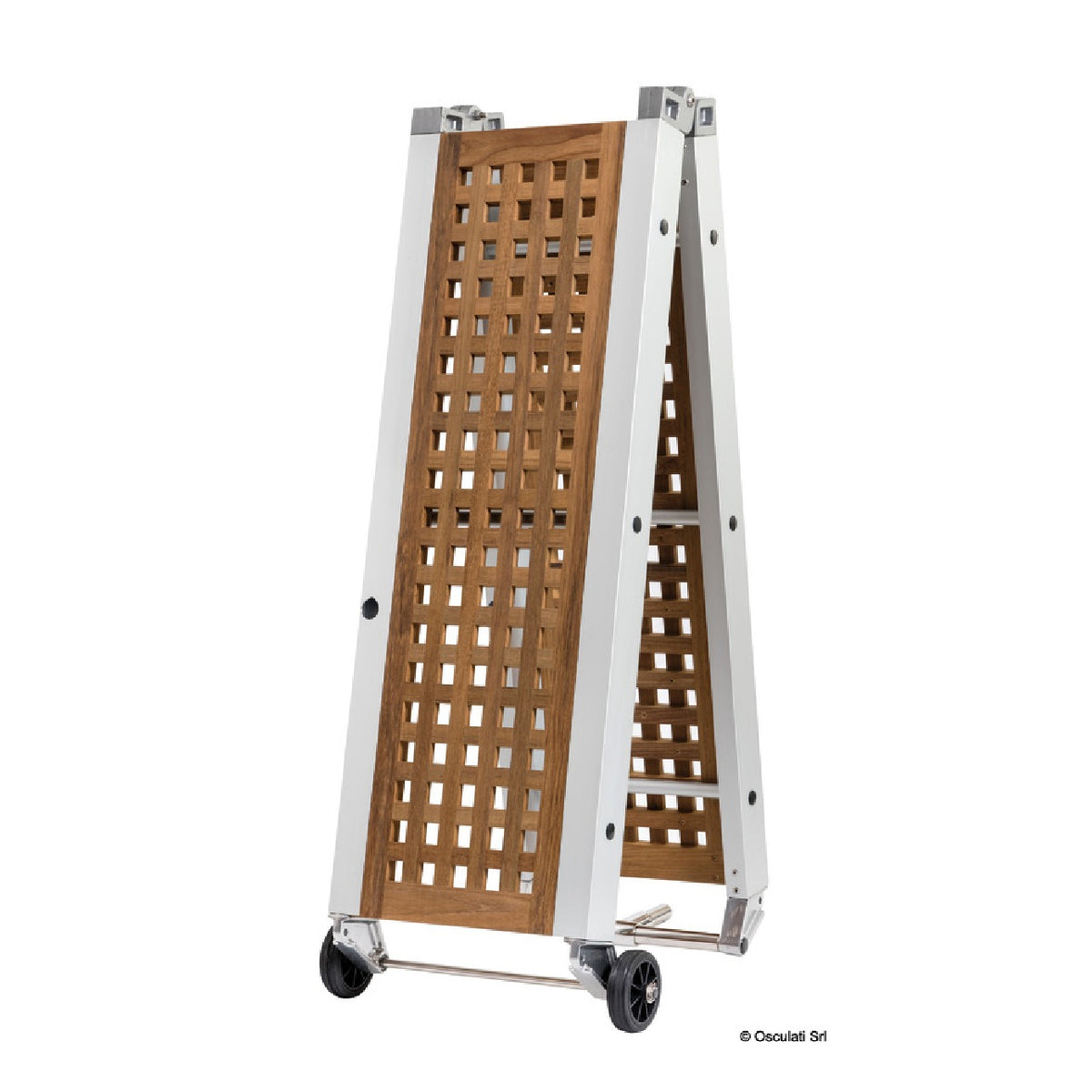 Osculati Passerella pieghevole 210 cm in teak con carrabottino 42.667.20