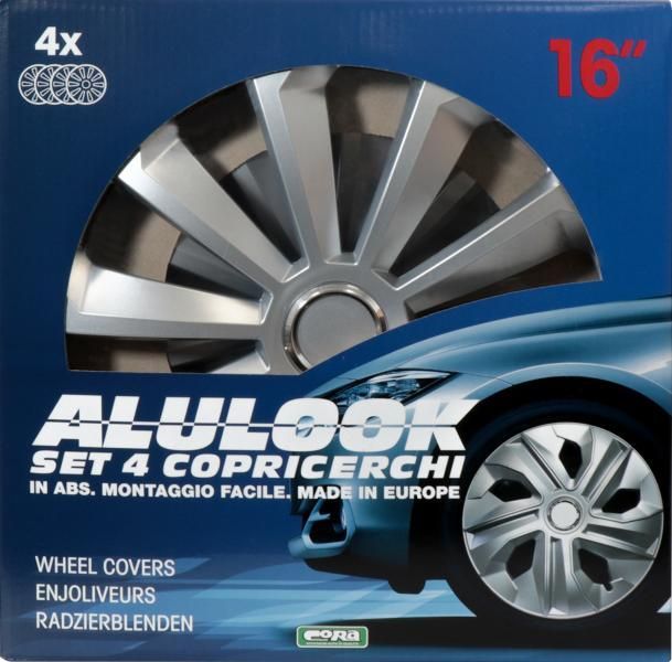 Cora Set 4 copricerchi 16'' Fame Silver